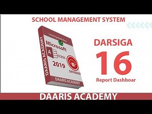 afsomali ms-access school management system Barashada Computer ka