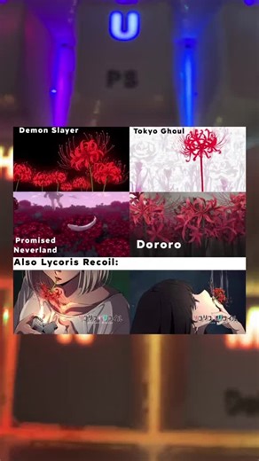 Anime Flower Aesthetics in Tokyo Ghoul & Demon Slayer | Lycoris Recoil