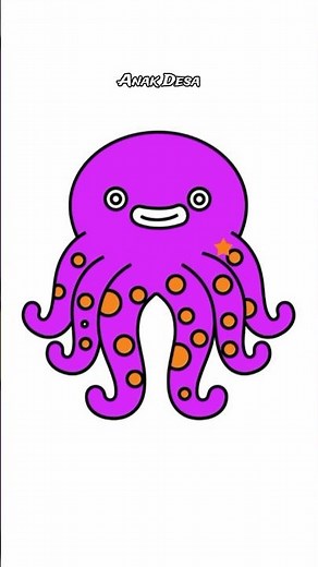 Learning to color an octopus #learntocolor #coloring