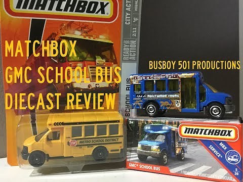 Matchbox GMC School Bus Diecast Review