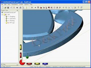 DeskProto Coat-of-Arms toolpath creation, part 2