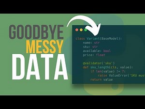 Pydantic is the Python Package I Wish I'd Learned Earlier