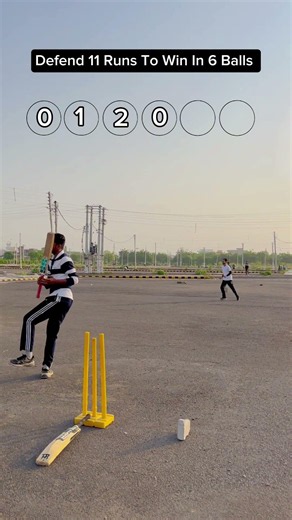 Defend 11 Runs To Win In 6 Balls #grassrootscricket #cricketlover #cricketlover