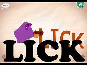 Endless Alphabet: Lick