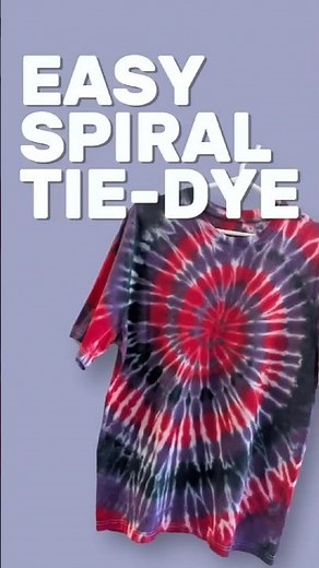 Easy Spiral Tie Dye Reel