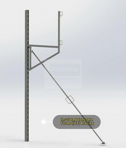 Insulated Concrete Forms ICF Bracing Explained with Product Details