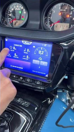 Indian Challenger Ride Command display malfunction