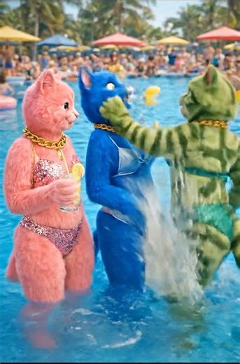 Cat mess 🦊# #ai #cat #cattrio #cat #aivideo #shortvideo #funnycartoon #cats #catvideos #catlovers