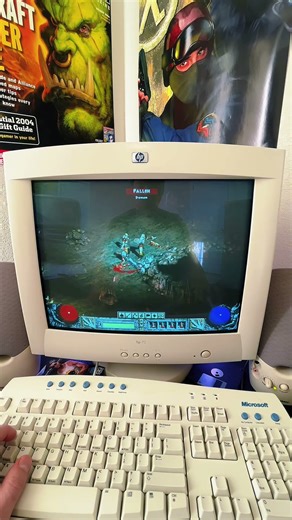 Diablo II gameplay on my retro PC setup #diablo2 #pcgaming #retrogaming #pcgamer