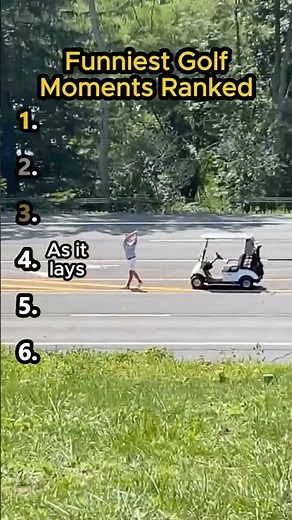 Funniest golf moments of all time ranked