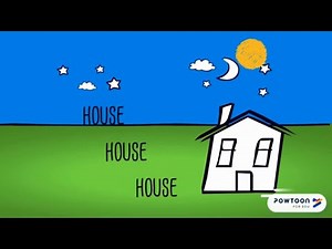 House Vocabulary for kids | Talking flashcards | Children's song