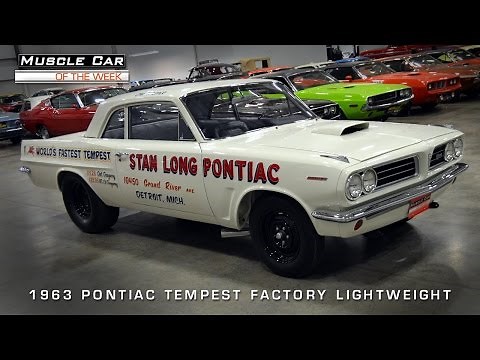 Stan Antlocer And The World's Fastest Pontiac Tempest Muscle Car Of The Week Video #82