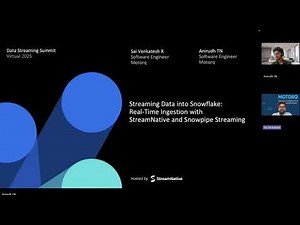 Streaming Data into Snowflake: Real-Time Ingestion with StreamNative and Snowpipe Streaming