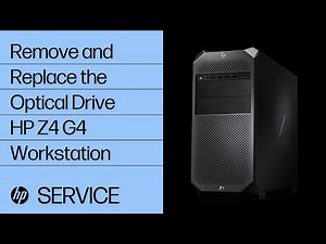 Remove and Replace the Optical Drive | HP Z4 G4 Workstation | HP