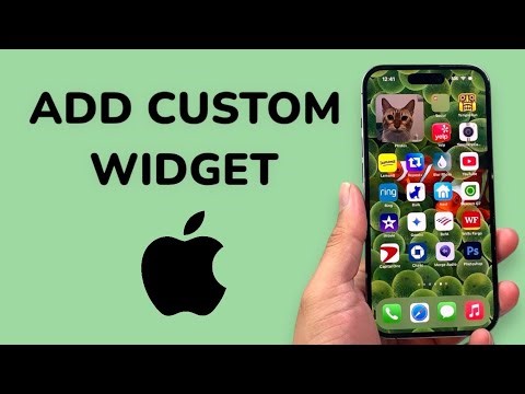 How To Add Custom Widget On iPhone