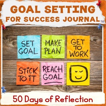 2026 Goal Setting Activities Journal - Goals Tracking Reflection SEL Journaling