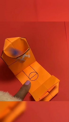 Slam Dunk with This Easy Origami Mini Basketball! (A4 Paper Tutorial)