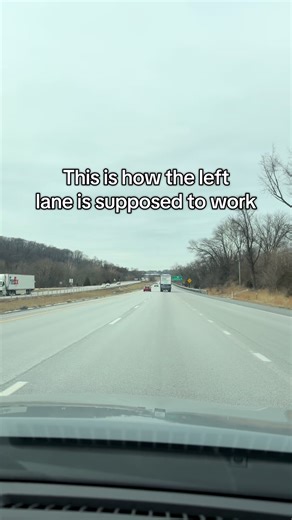 Do you move back right after passing… or stay left? 👇 Let’s talk highway habits. #highway #fyp