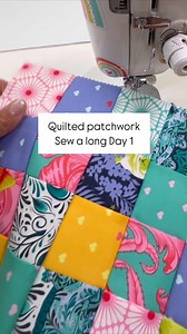 Patchwork pouch Sew along Day 1!Today we are making the panel! You will need to cut down your squares and press them to the fusible side of the interfacing. Once they are pressed, you sew the rows! Sew one side of rows first, all going the same direction. Snip at each intersection, but be careful not to snip into the stitching. Press all rows. Then fold the other side rows and sew. Add your fusible fleece and lining fabric. Machine quilt through all 3 layers as desired. Come back tomorrow for da