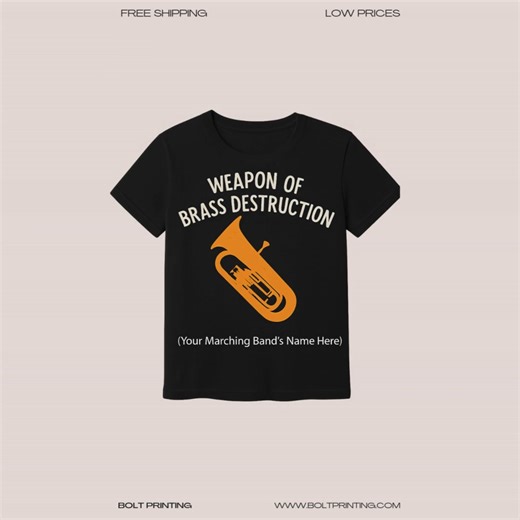 🎶 Need band shirts yesterday? Bolt Printing specializes in quick, affordable orders that don’t sacrifice quality. Whether it’s for parades, pep rallies, or competitions—your shirts arrive on time, every time. Why bands choose Bolt: ✔ Super-fast delivery—even for large orders ✔ Affordable bulk pricing—perfect for every section ✔ Crisp, vibrant prints—logos, slogans, mascots & more ✔ No hidden fees—setup and rush always FREE 🥁 From the drumline to the color guard, every member will look unified 