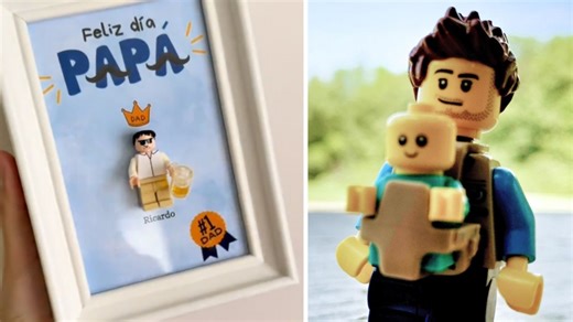 Tutorial para hacer un regalo exprés para el Día del Padre al estilo LEGO | VIDEO