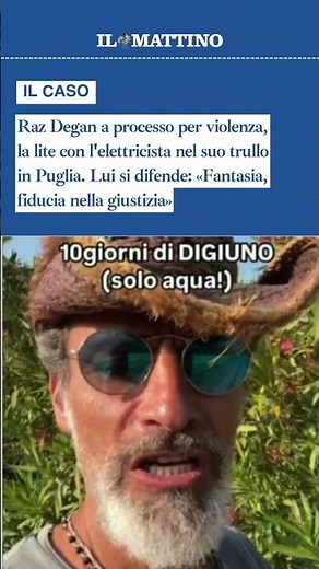 Raz Degan a processo per violenza, la lite con l'elettricista nel suo trullo in Puglia