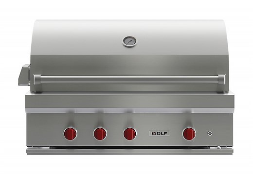 Wolf 42" Stainless Steel Outdoor Built-In Natural Gas Grill - OG42
