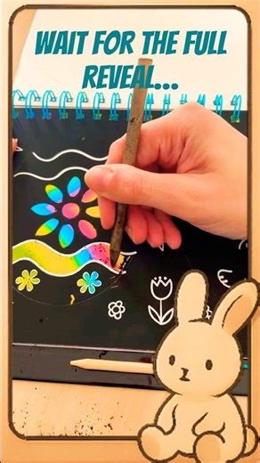 Magic Easter Egg Scratch Art! 🐣✨ So Satisfying to Watch!