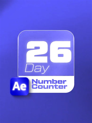 Number Counter Day 26 — After Effect Tips for Editors