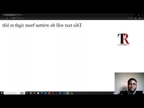 Bi Directional Override TAG IN HTML 