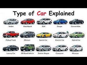 Every Car Category Explained in One Video