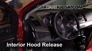 Check Power Steering Level: 2005 Mitsubishi Lancer ES 2.0L 4 Cyl.