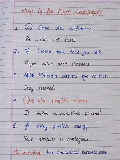 How to Be More Charismatic | 5 Psychology Tips 🧠