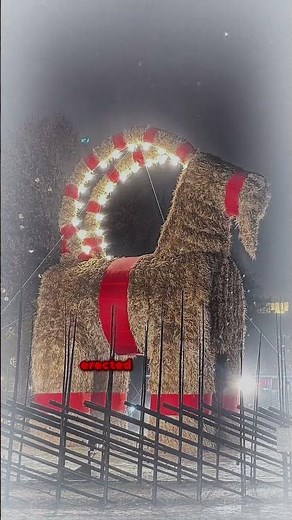 Heave you heard of the Gävlebocken / Gävle goat | Holiday Traditions Around the World