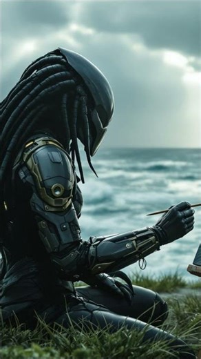 The Hunter Who Painted The Horizon #predator #shorts #scifi