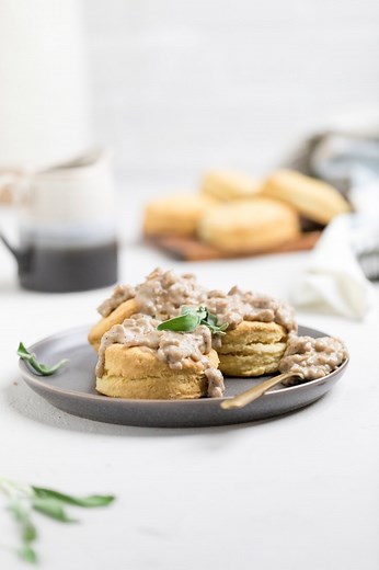 Vegan Biscuits and Gravy Recipe - Make It Dairy Free