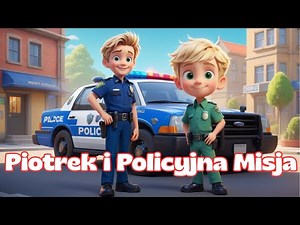 👮‍♂️🚓 Piotrek poznaje zawód policjanta 👮‍♂️🚓 🎧Audiobook dla dzieci 🎧