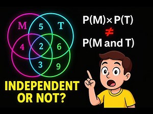 ARE THESE EVENTS INDEPENDENT? Venn Diagram SECRETS REVEALED!