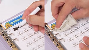 52 Week Money Saving Challenge Binder A5 Money Saving Binder with Cash Envelopes Reusable Saving Budget Binder Planner Book Savers Money Notebook to Save $1,378 / $5,200 / $10,000 (Purple)