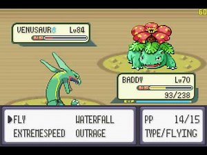 Pokemon Emerald Hack - VS Trainer Red