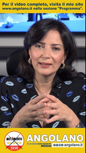 PROGRAMMA MOVIMENTO 5 STELLE PUGLIA [PRIMO VIDEO] Presentazione del programma. Sopri in questo video i punti essenziali del corposo programma del Movimento 5 Stelle per le Elezioni Regionali del 23 e 24 novembre. Seguiranno altri approfondimenti. Guarda il video completo su: www.angolano.it/programma.html #Angolano #AnnagraziaAngolano ⭐️⭐️⭐️⭐️⭐️ ⭐️ tiktok.com/@angolano.it 📸 Instagram.com/angolano.it ⏯️ youtube.com/@angolano-it 📩 info@angolano.it | Annagrazia Angolano