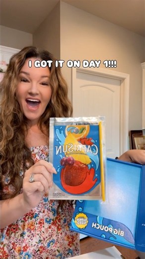 I Got the GIANT Capri Sun on Launch Day! 😂🧃 #caprisun