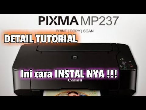 Install the Canon Pixma MP287 printer application New version Cara install terbaru printer mp287