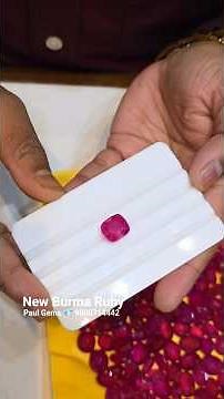 600/ratti main New Burma Ruby Fully Transparent deep Pigeon Blood Colour Paul Gems 💎