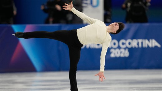 US skater Maxim Naumov makes an emotional Olympic debut one year after losing parents in plane crash