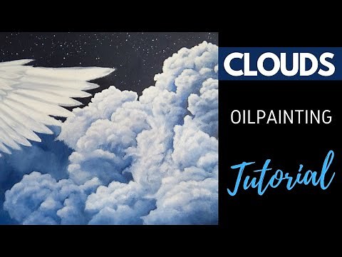 How to paint Clouds | Realistic Oil Painting Tutorial