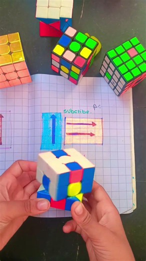 How to solve 3 by 3 Rubik's cube challenging video 📸📸#youtube #shorts #viral #rubikscube