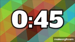 45 Second Timer on Make a GIF