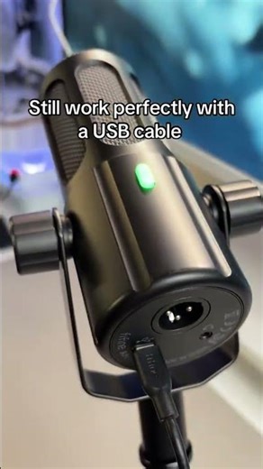 Must it be XLR? #fifine #microphone #record #studio #podcast