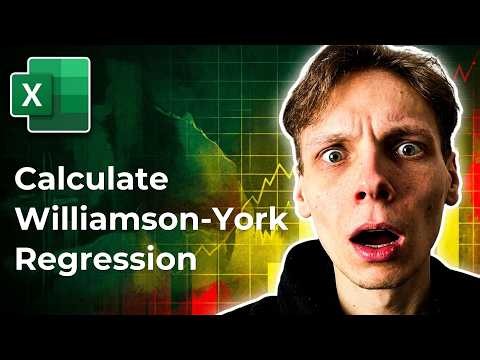 How to Calculate Williamson-York Regression in Excel [2026 Easy Guide]